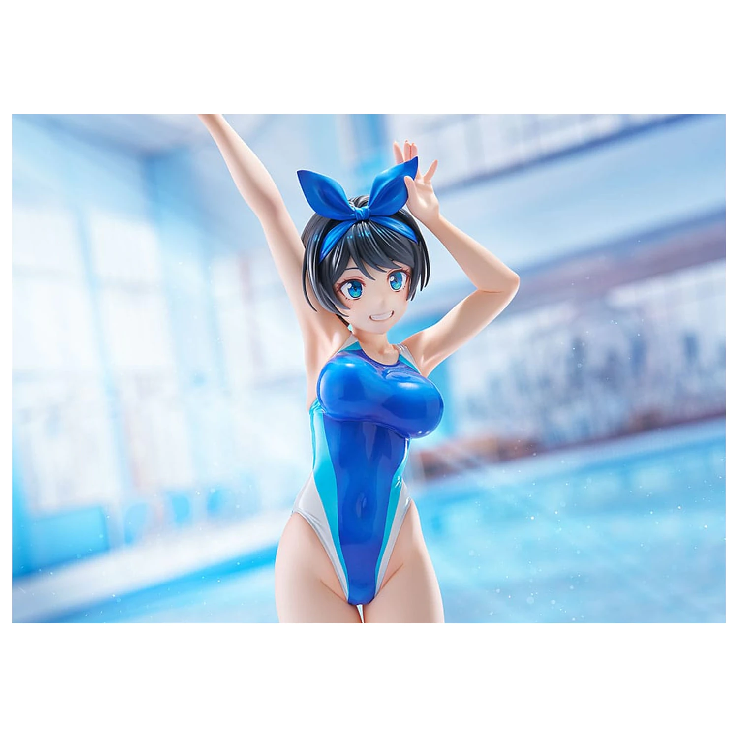 Rent-a-Girlfriend PVC Socha 1/7 Ruka Sarashina Competition Swimsuit Ver. 29 cm fotografii produktu