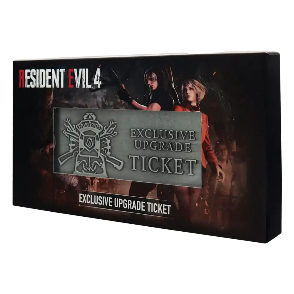 Resident Evil 4 Replica 1/1 Metal Exclusive Upgrade Ticket – replika fotografii produktu