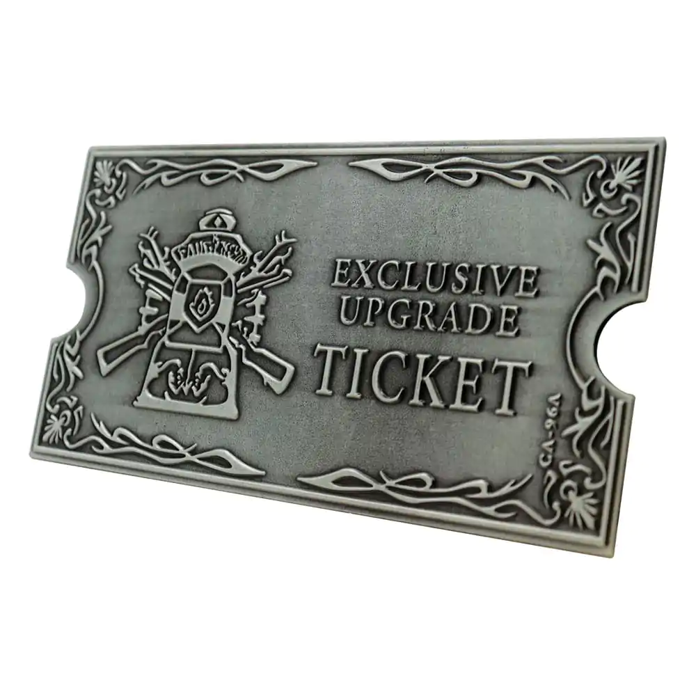 Resident Evil 4 Replica 1/1 Metal Exclusive Upgrade Ticket – replika fotografii produktu