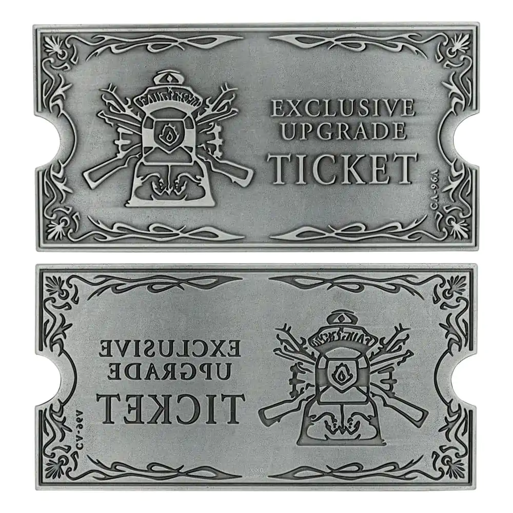 Resident Evil 4 Replica 1/1 Metal Exclusive Upgrade Ticket – replika fotografii produktu