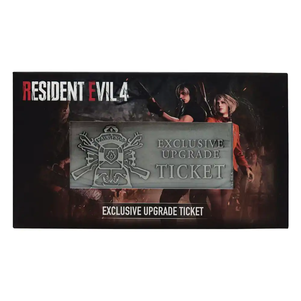 Resident Evil 4 Replica 1/1 Metal Exclusive Upgrade Ticket – replika fotografii produktu