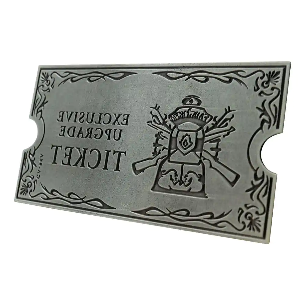 Resident Evil 4 Replica 1/1 Metal Exclusive Upgrade Ticket – replika fotografii produktu