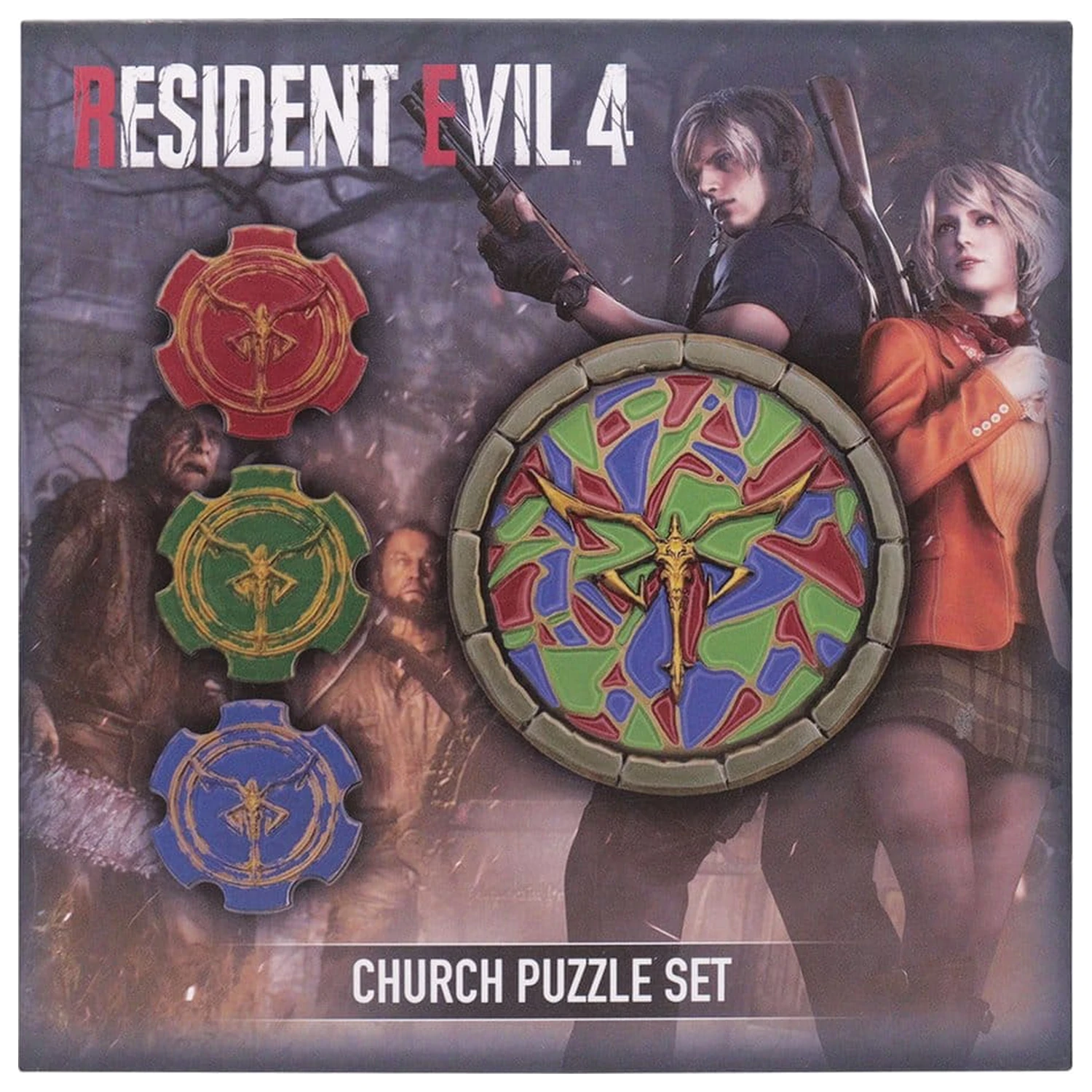 Resident Evil 4 Replika Církevní Puzzle Medailonek Sada fotografii produktu
