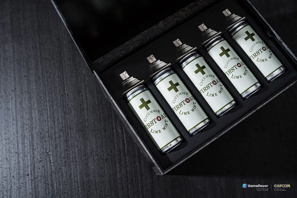 Resident Evil First Aid Drink Sběratelský Box fotografii produktu