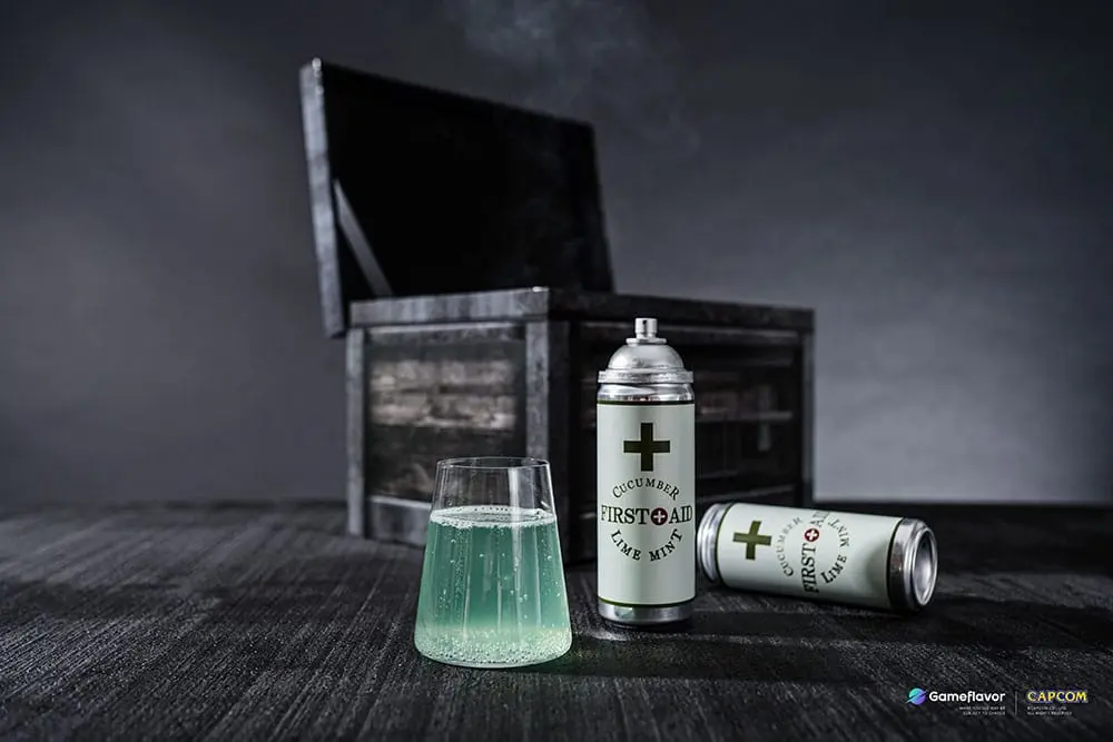 Resident Evil First Aid Drink Sběratelský Box fotografii produktu