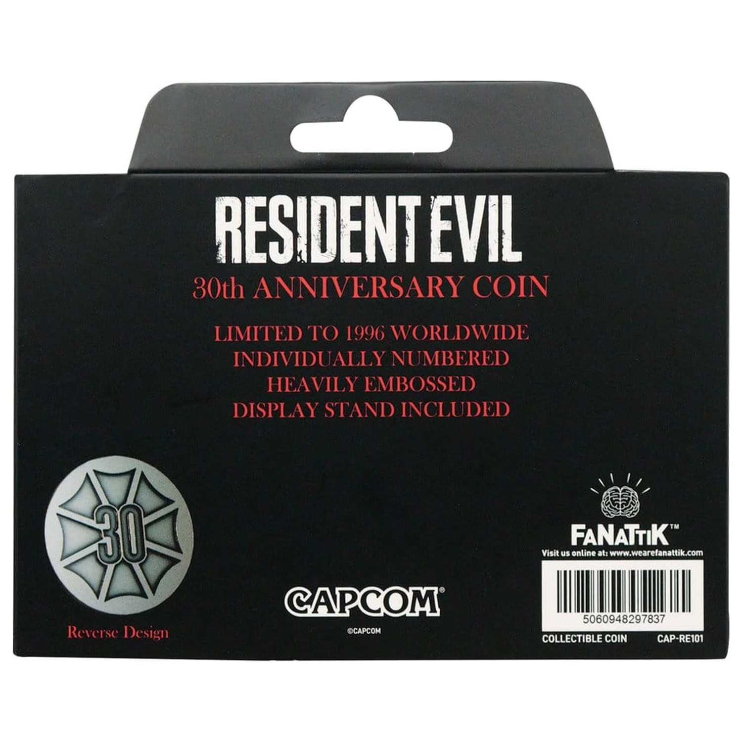 Resident Evil Sběratelská mince 30. výročí fotografii produktu