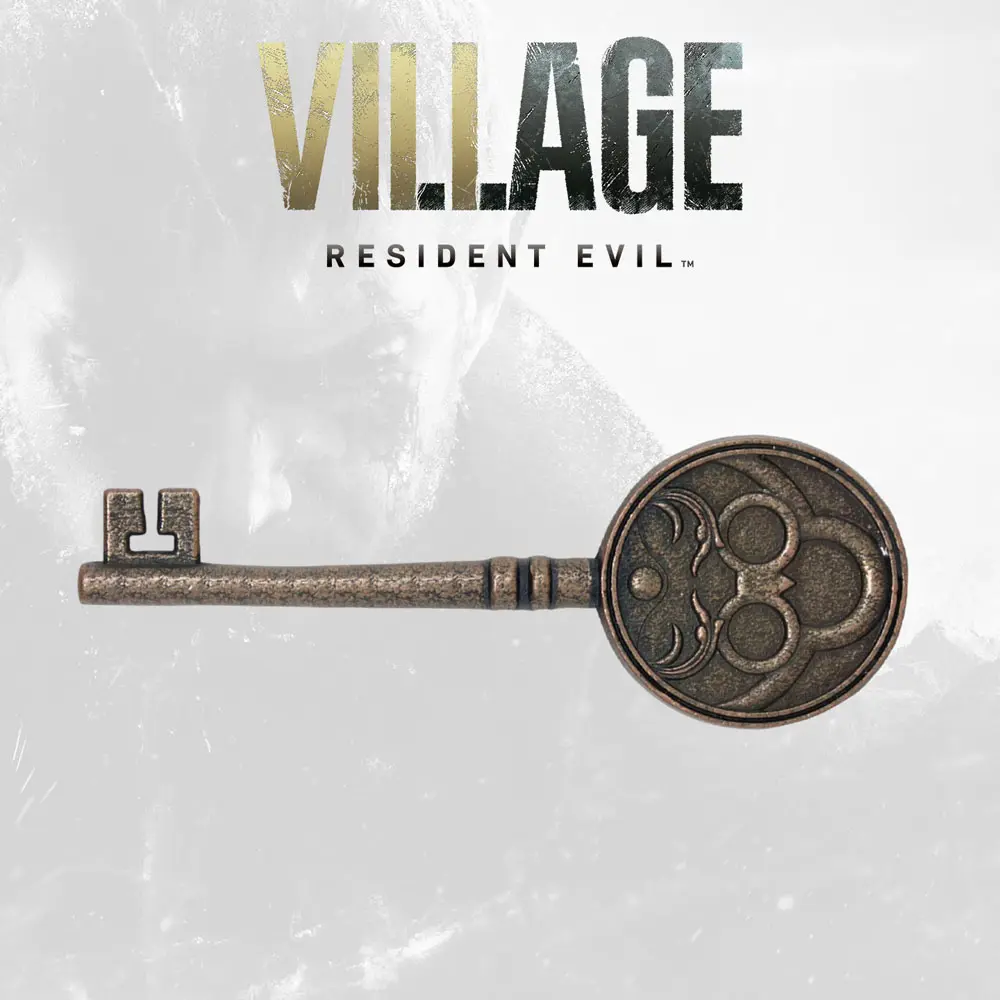 Resident Evil VIII Replica 1/1 Insignia klíč Limited Edition fotografii produktu