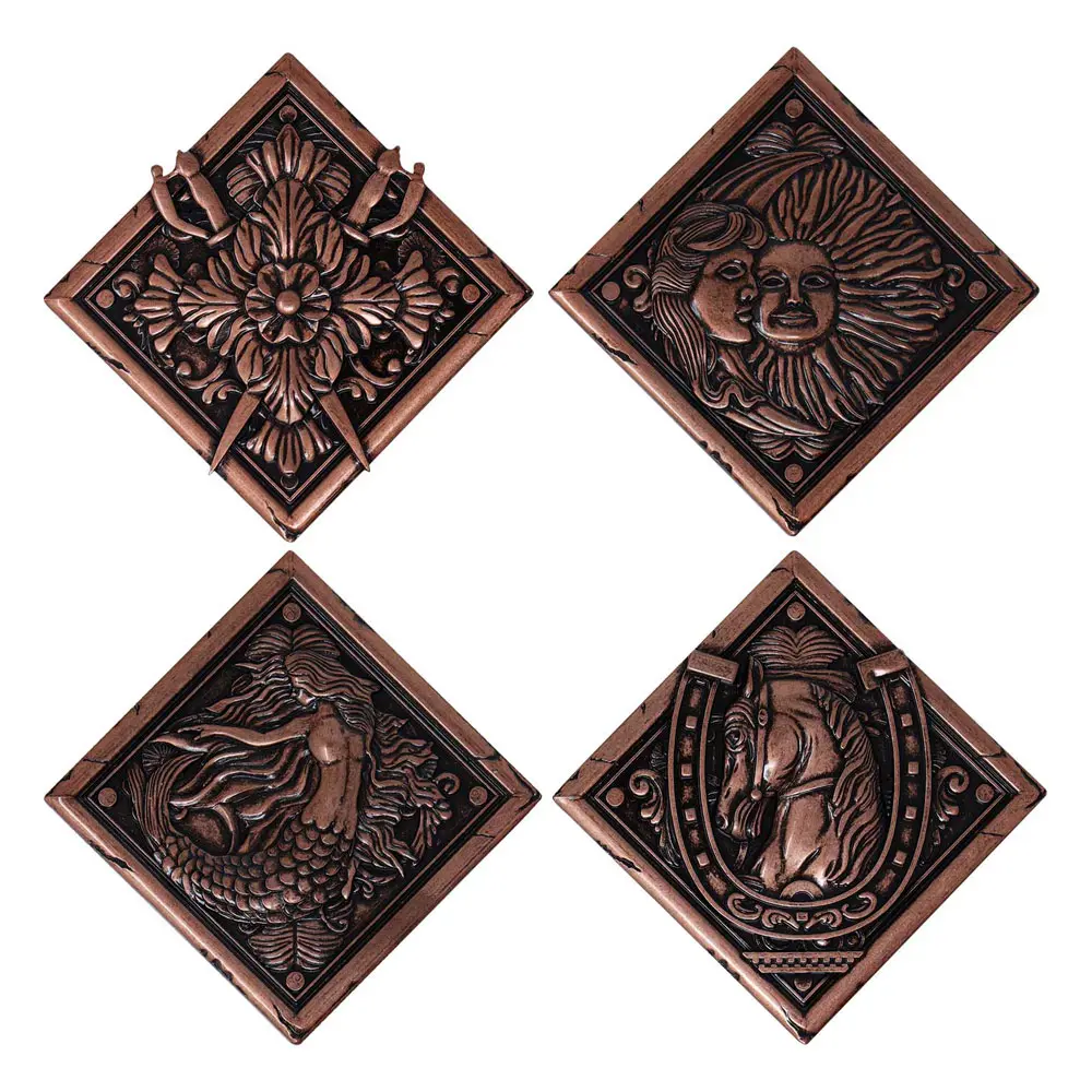 Resident Evil VIII Medallion Set House Crest Limitovaná edice - Sada medailonů Erb rodu fotografii produktu