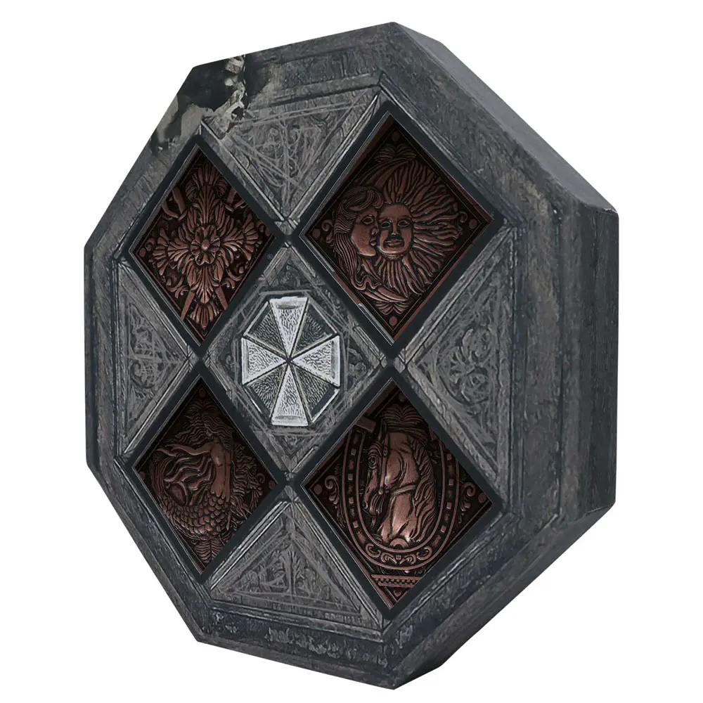 Resident Evil VIII Medallion Set House Crest Limitovaná edice - Sada medailonů Erb rodu fotografii produktu