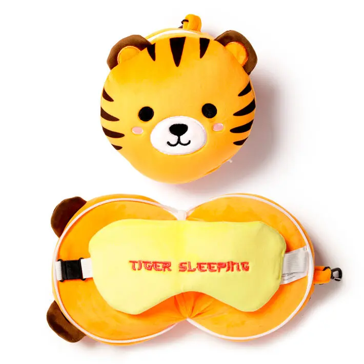 Relaxeazzz Adoramals Tygr cestovní polštář a oční maska fotografii produktu