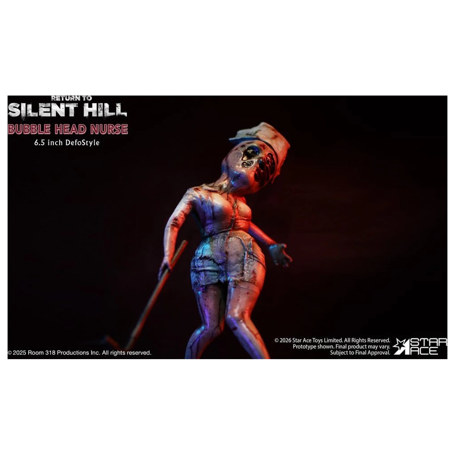 Return to Silent Hill (2026) DefoStyle Figurka Bubble Head Nurse 16.5 cm fotografii produktu