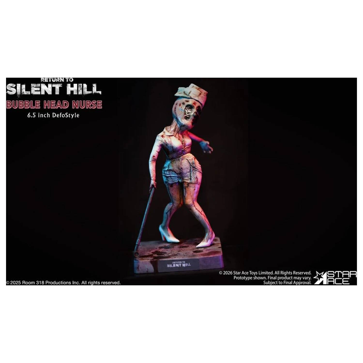 Return to Silent Hill (2026) DefoStyle Figurka Bubble Head Nurse 16.5 cm fotografii produktu
