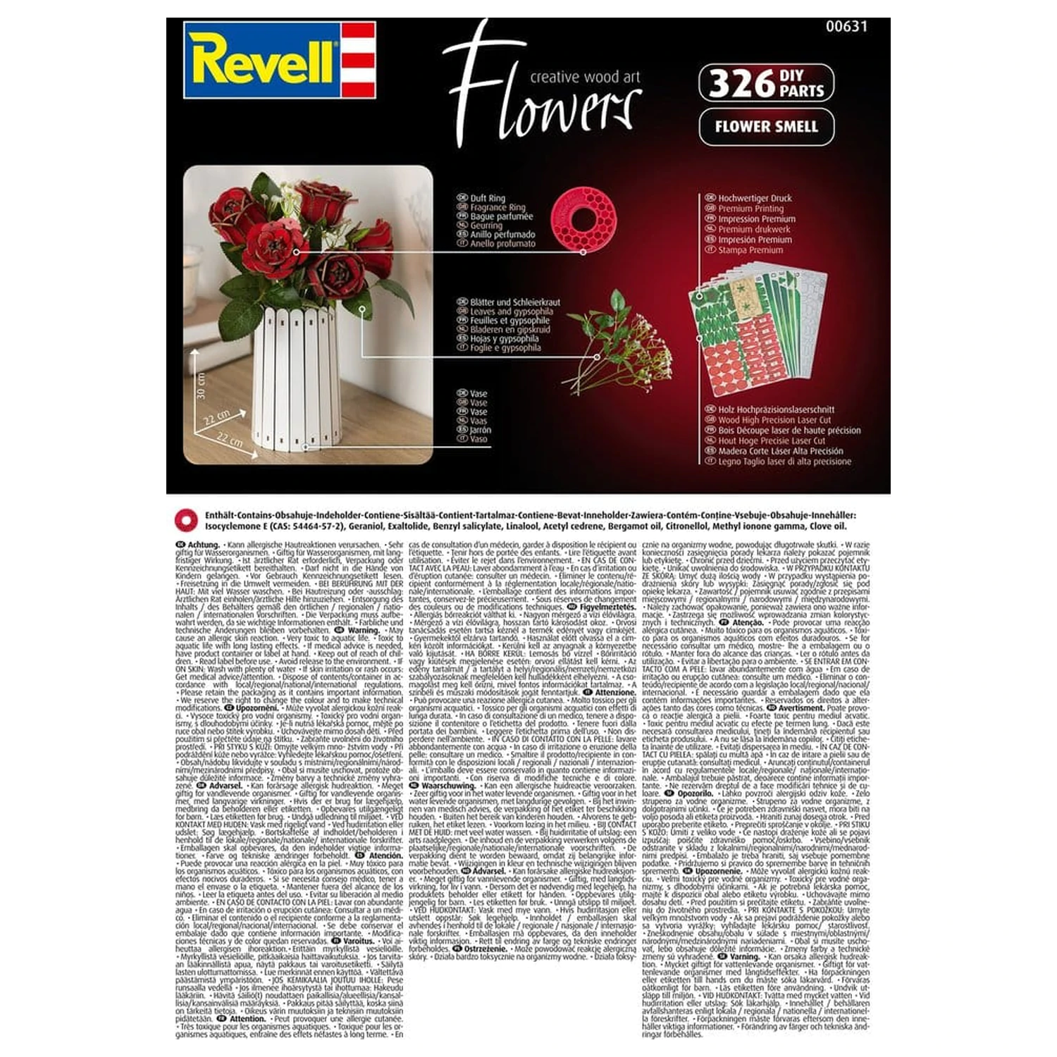 Revell Květiny Dřevěné Květiny Sen o růžích 22 cm fotografii produktu