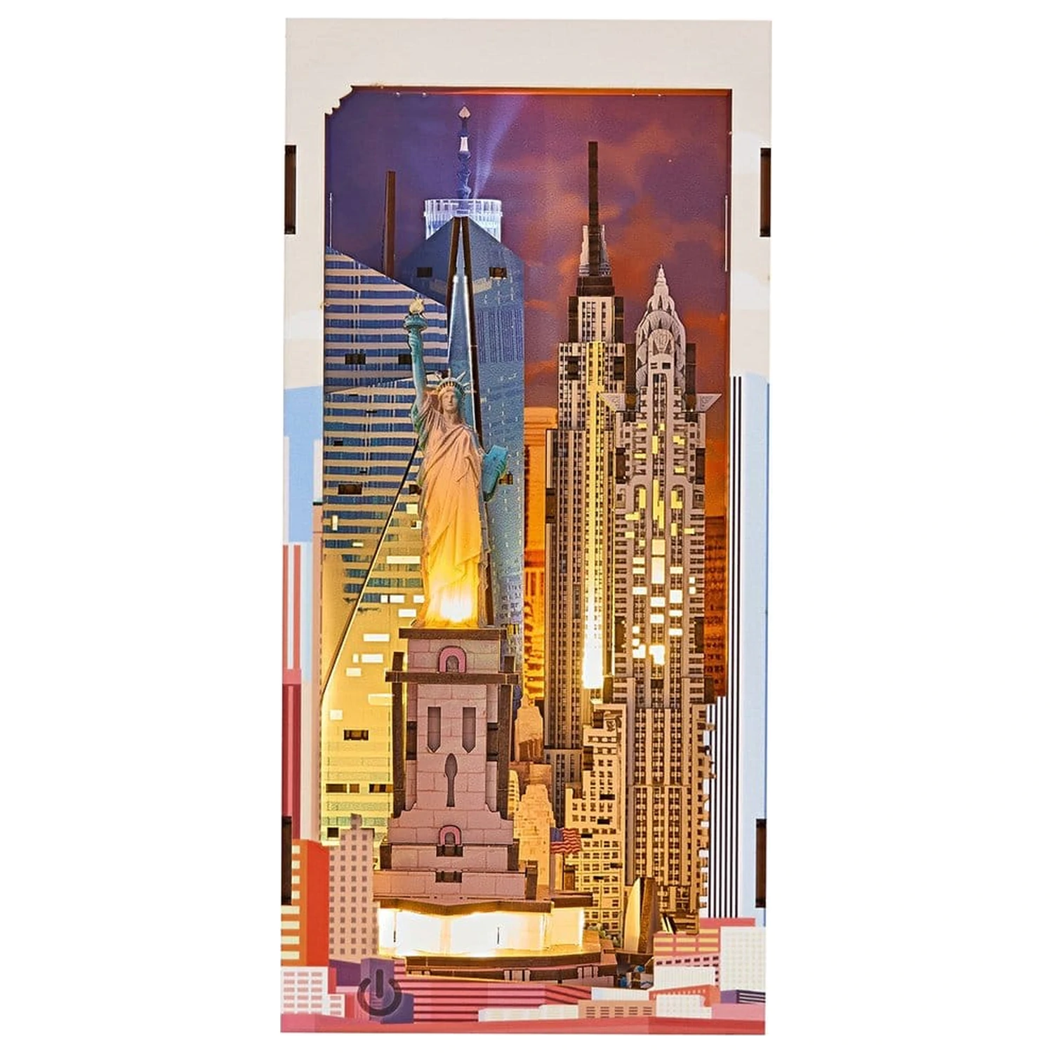Revell Tiny Adventures Book Nook Mini Diorama New York 18 cm fotografii produktu