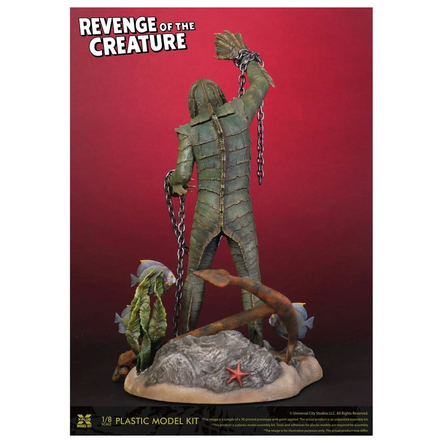Revenge of the Creature plastový model 1/8 Revenge of the Creature 28 cm (Reprodukce) fotografii produktu