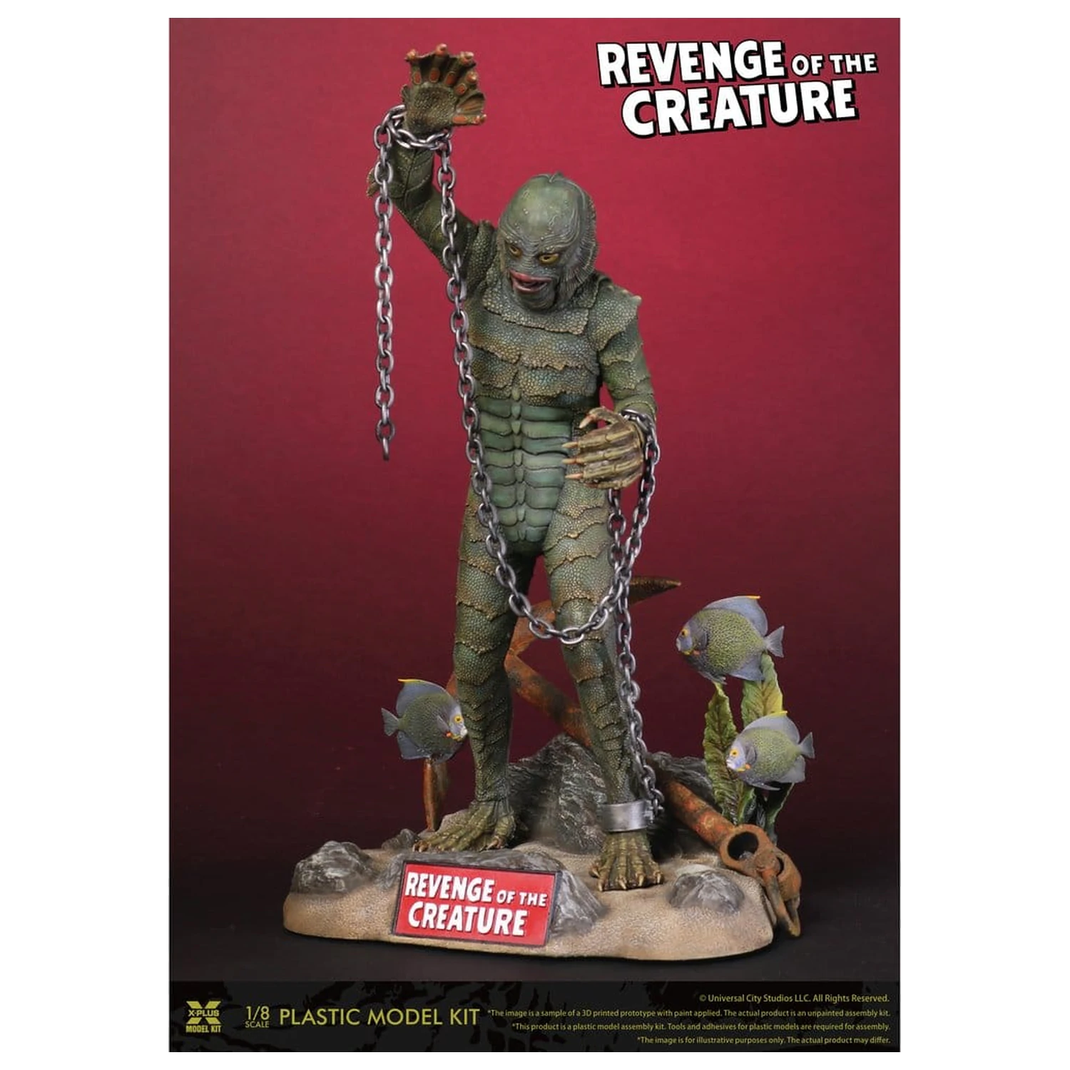 Revenge of the Creature plastový model 1/8 Revenge of the Creature 28 cm (Reprodukce) fotografii produktu