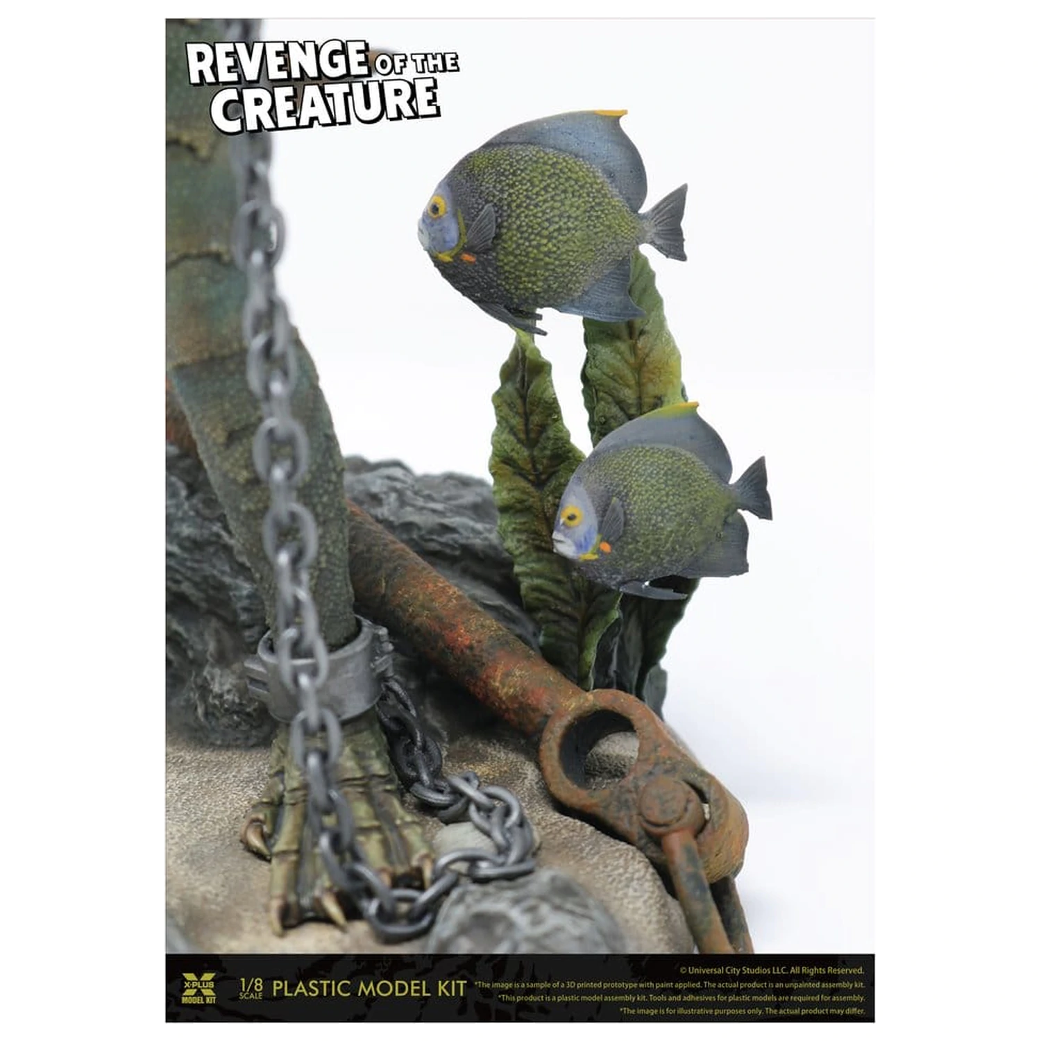 Revenge of the Creature plastový model 1/8 Revenge of the Creature 28 cm (Reprodukce) fotografii produktu