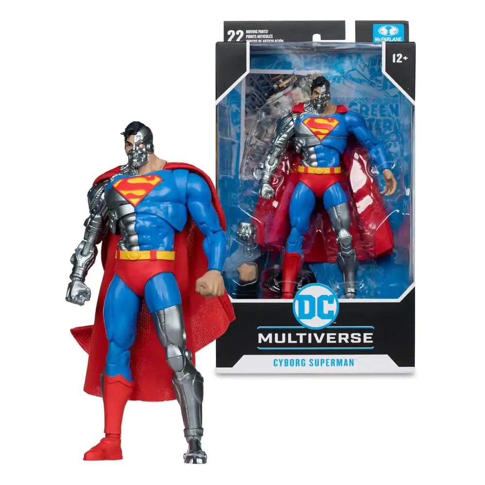 Revenge of the Green Lanterns DC Multiverse akční figurka Cyborg Superman 18 cm fotografii produktu