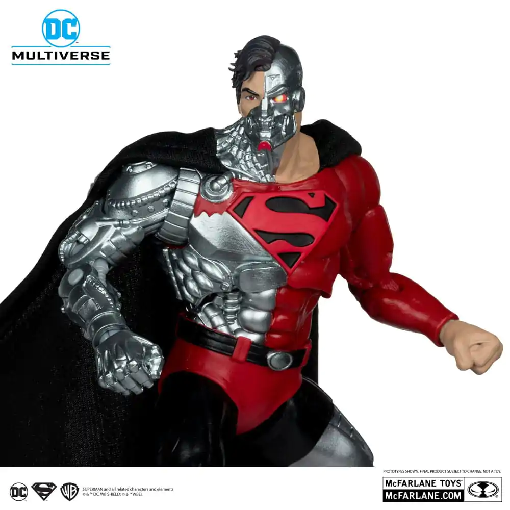Revenge of the Green Lanterns DC Multiverse Akční figurka Cyborg Superman (Gold Label) 18 cm fotografii produktu