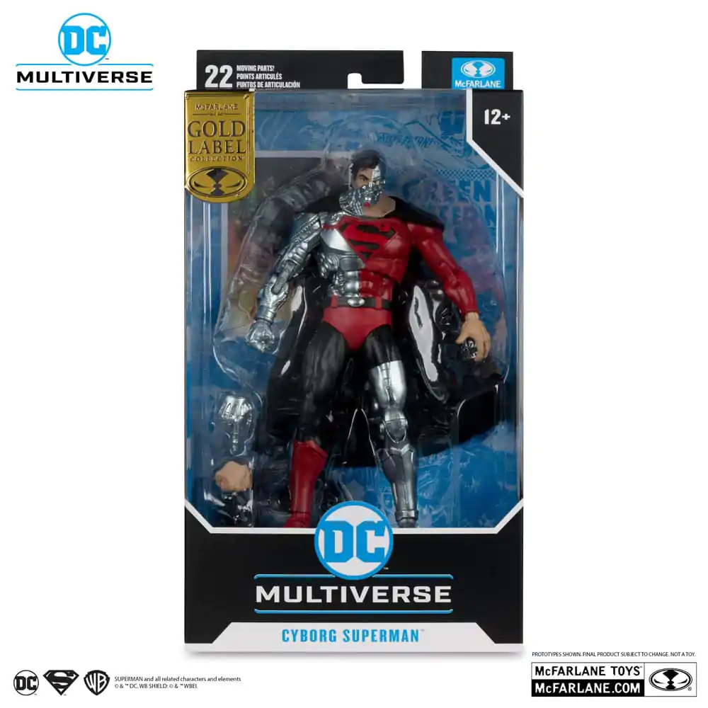 Revenge of the Green Lanterns DC Multiverse Akční figurka Cyborg Superman (Gold Label) 18 cm fotografii produktu