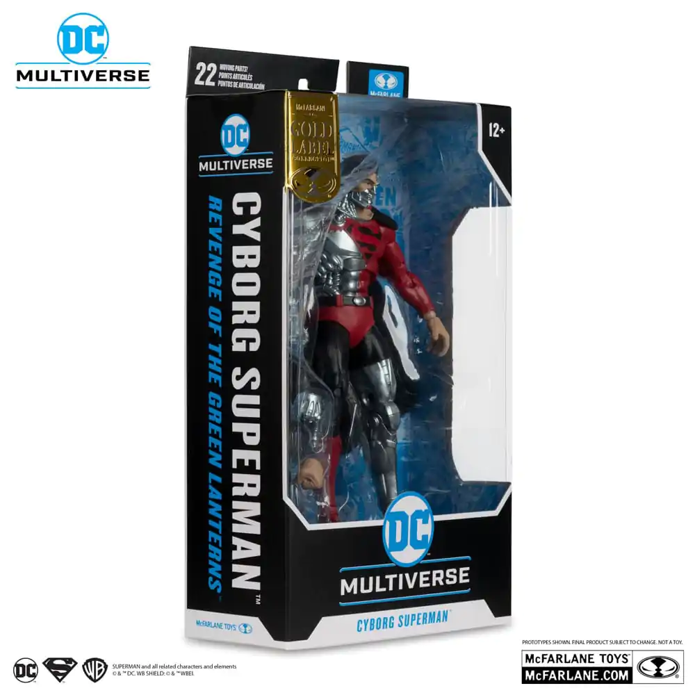 Revenge of the Green Lanterns DC Multiverse Akční figurka Cyborg Superman (Gold Label) 18 cm fotografii produktu