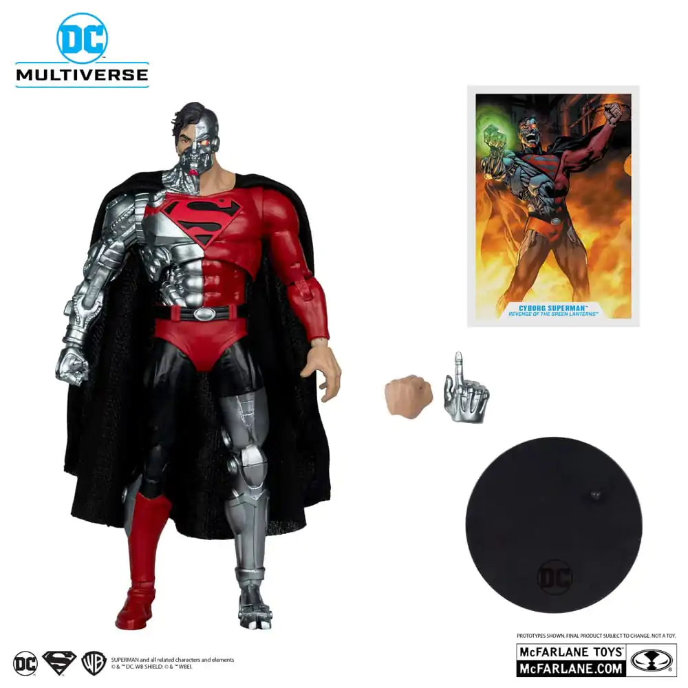 Revenge of the Green Lanterns DC Multiverse Akční figurka Cyborg Superman (Gold Label) 18 cm fotografii produktu