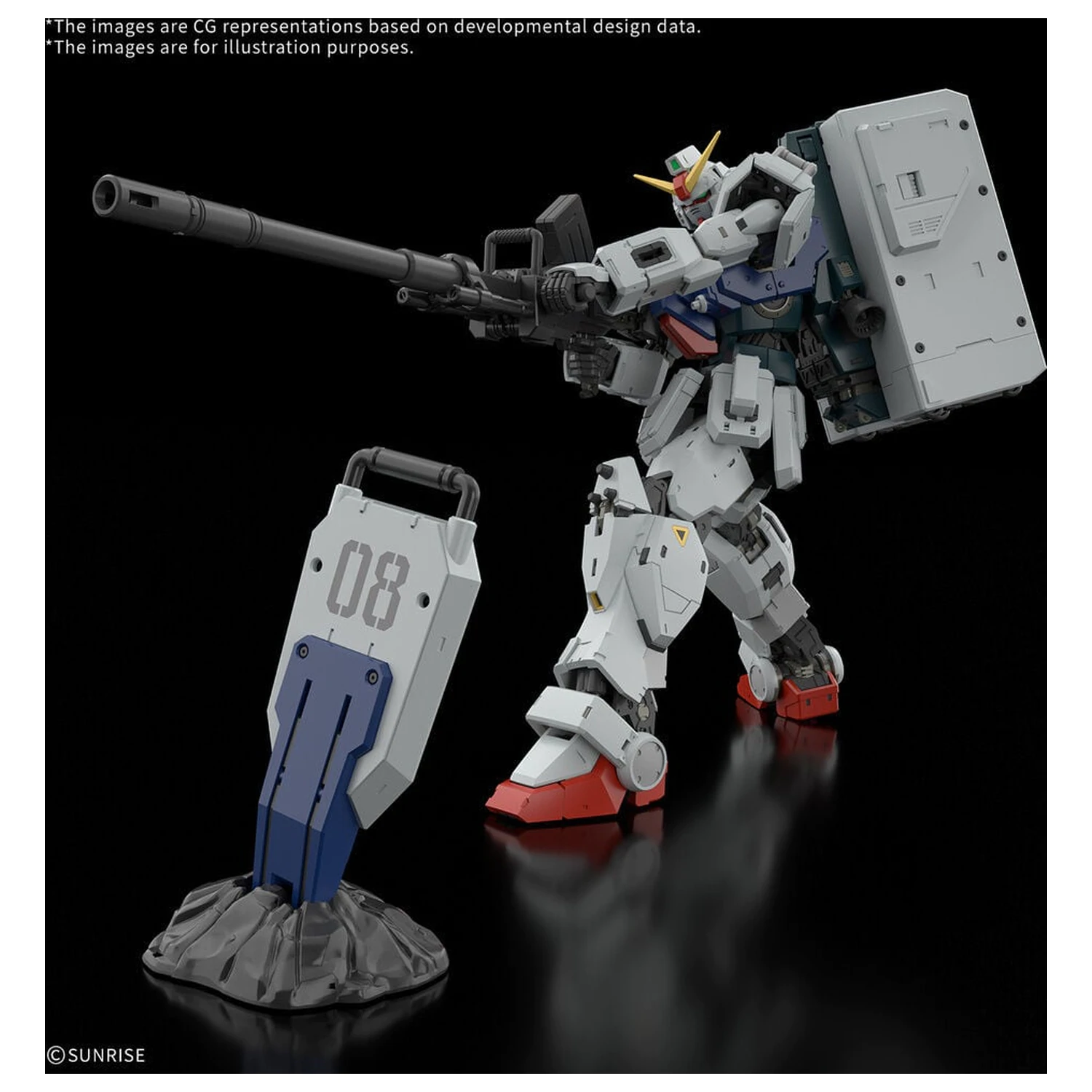 RG 1/144 Gundam Ground Type Mobile Suit Gundam The 08th MS Team model stavebnice fotografii produktu