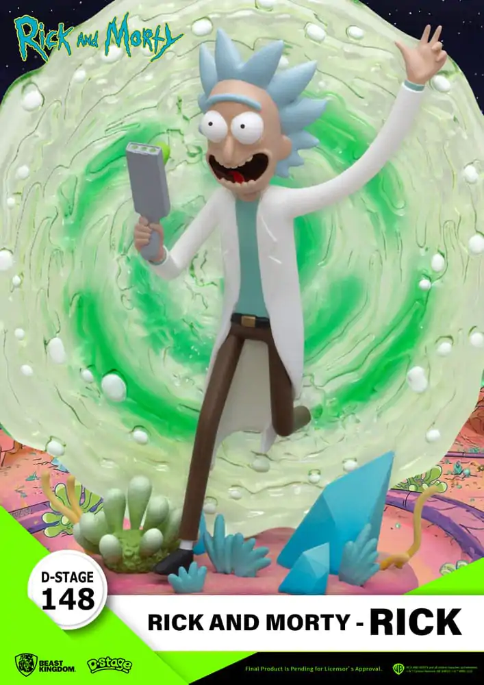 Rick & Morty D-Stage PVC Diorama Rick 14 cm fotografii produktu