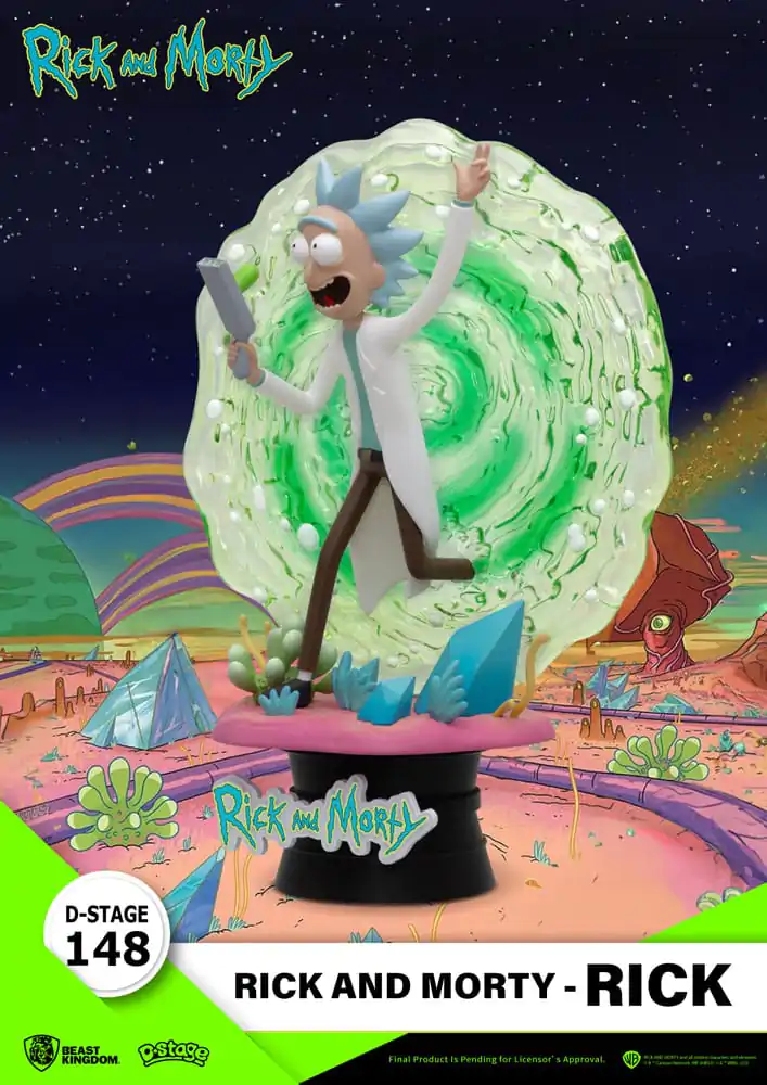 Rick & Morty D-Stage PVC Diorama Rick 14 cm fotografii produktu