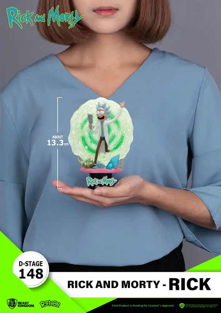Rick & Morty D-Stage PVC Diorama Rick 14 cm fotografii produktu