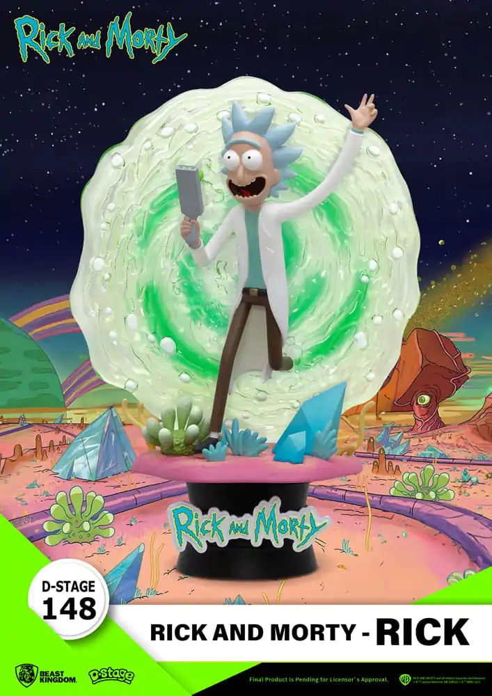 Rick & Morty D-Stage PVC Diorama Rick 14 cm fotografii produktu