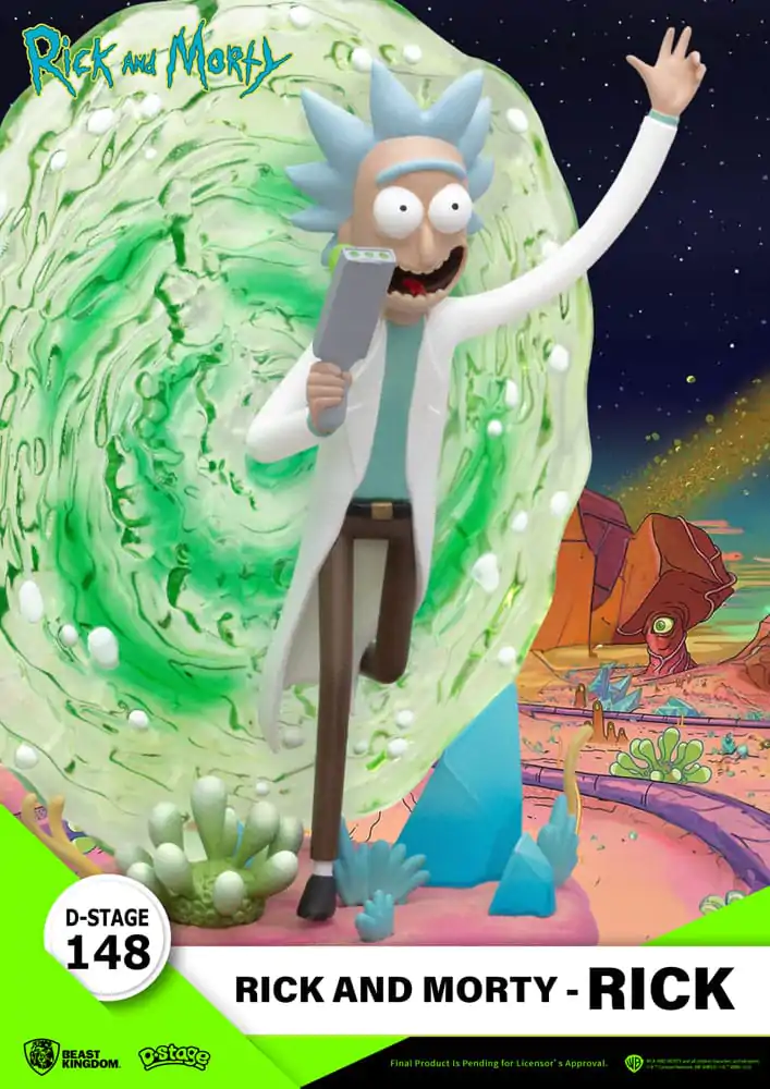 Rick & Morty D-Stage PVC Diorama Rick 14 cm fotografii produktu