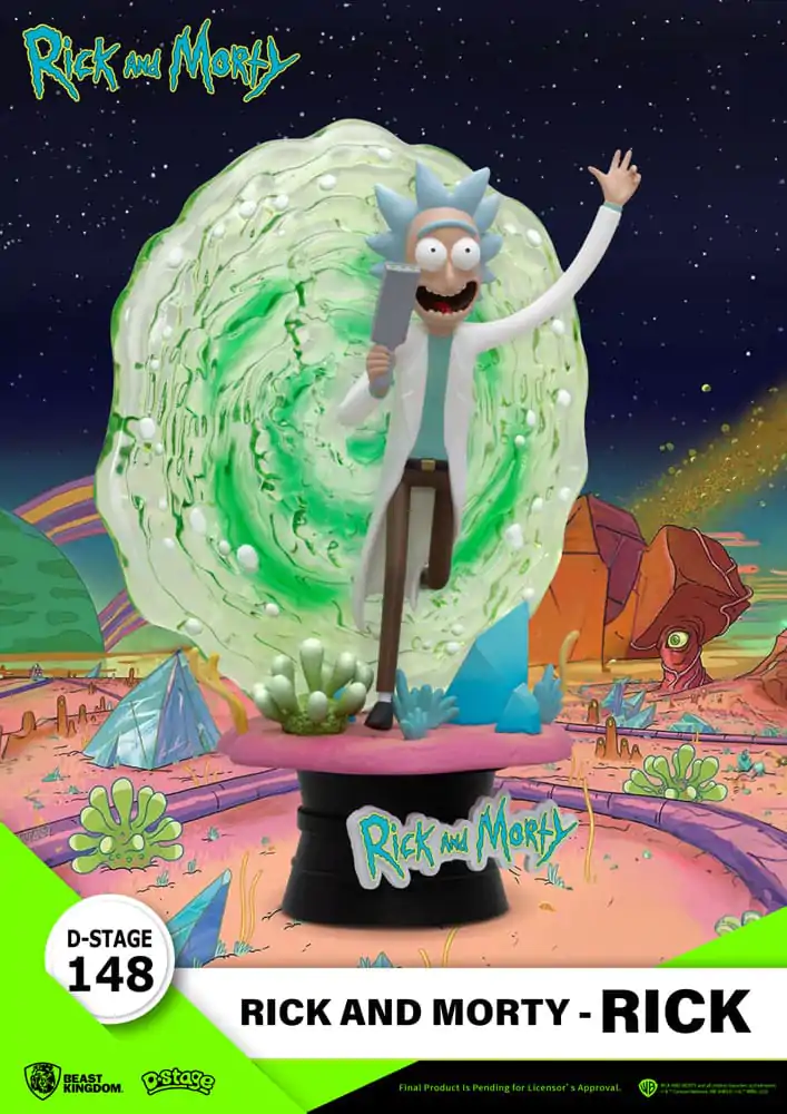 Rick & Morty D-Stage PVC Diorama Rick 14 cm fotografii produktu