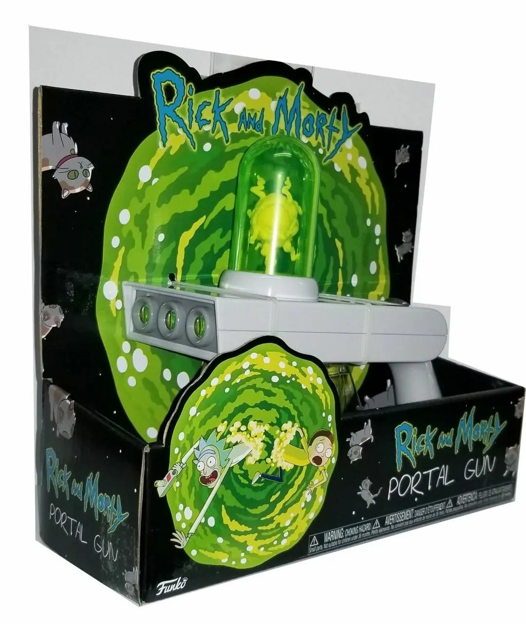 Rick and Morty Vinylová hračka zvuková a světelná portálová zbraň fotografii produktu