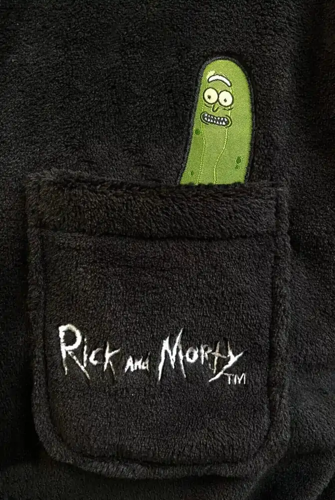 Rick & Morty Fleece Bathrobe Pickle Rick - Fleecový župan fotografii produktu