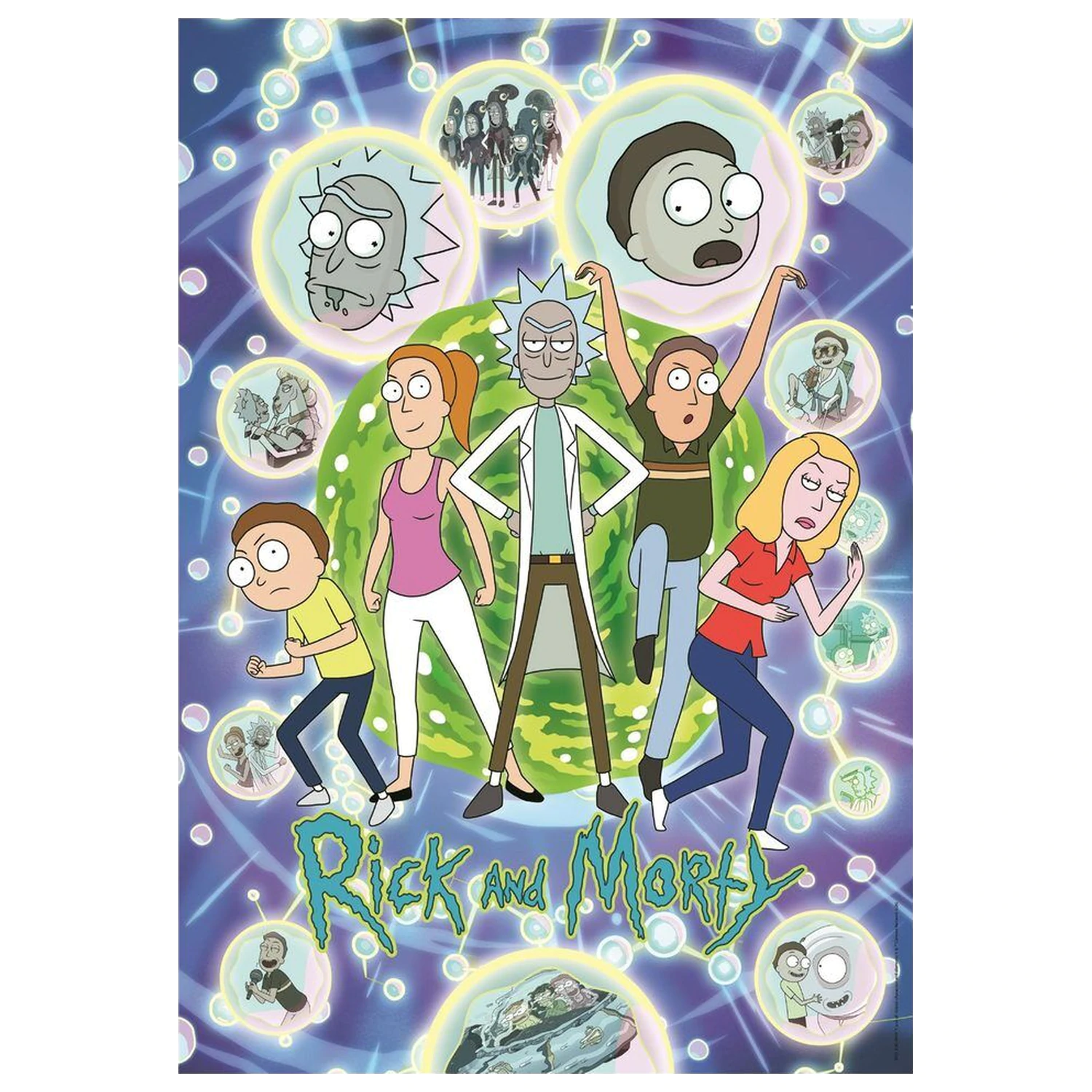 Rick and Morty 1 puzzle 1000 kusů fotografii produktu