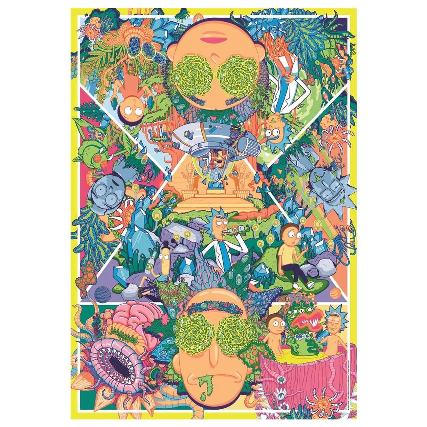 Rick and Morty 2 puzzle 1000 kusů fotografii produktu