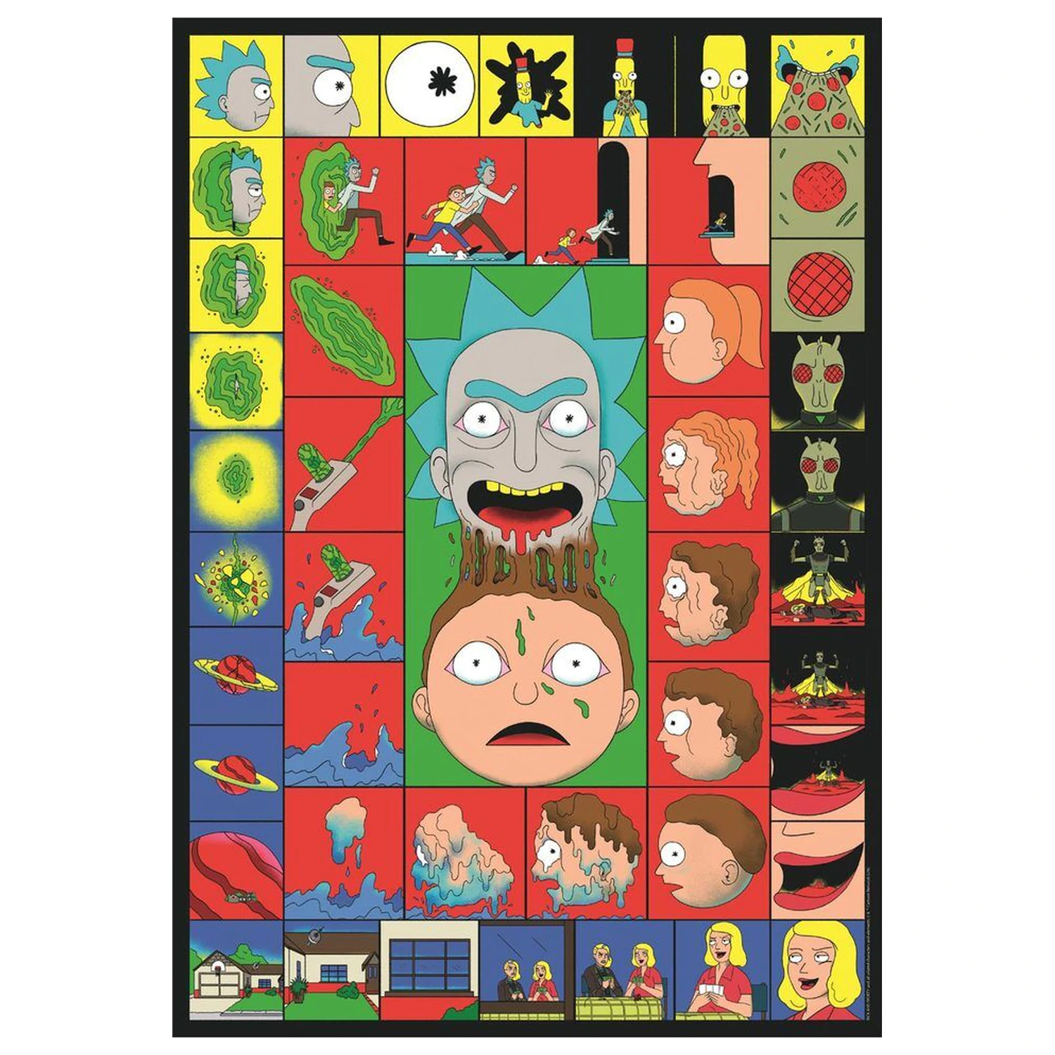 Rick and Morty 3 puzzle, 1000 ks fotografii produktu