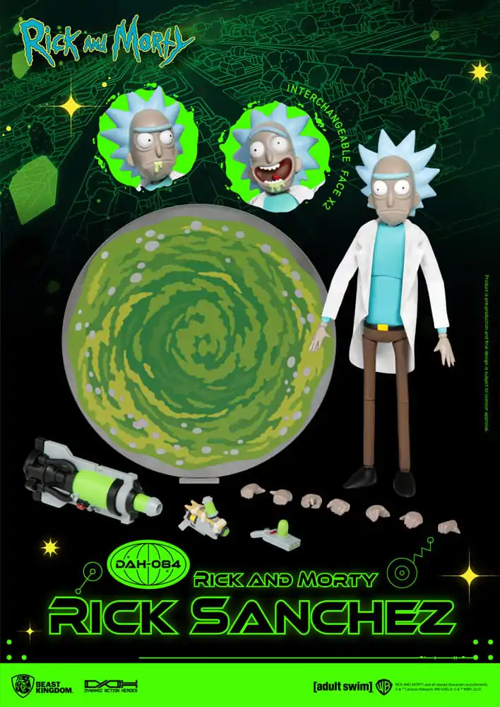 Rick and Morty Dynamic 8ction Heroes Akční figurka 1/9 Rick Sanchez 23 cm fotografii produktu