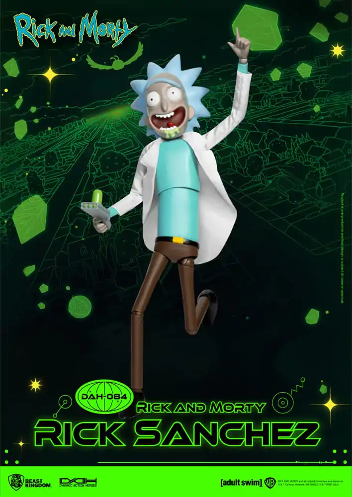 Rick and Morty Dynamic 8ction Heroes Akční figurka 1/9 Rick Sanchez 23 cm fotografii produktu