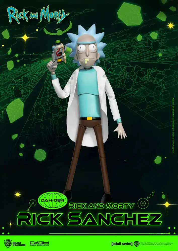 Rick and Morty Dynamic 8ction Heroes Akční figurka 1/9 Rick Sanchez 23 cm fotografii produktu