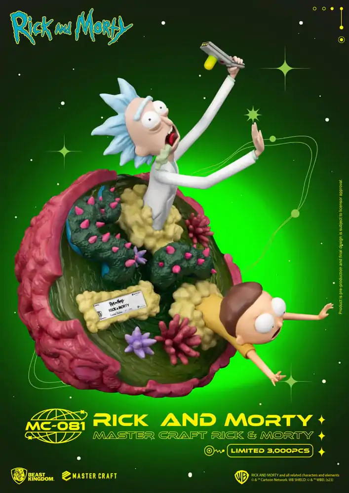 Rick and Morty Master Craft Socha Rick a Morty 42 cm fotografii produktu