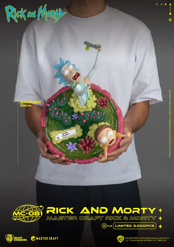 Rick and Morty Master Craft Socha Rick a Morty 42 cm fotografii produktu