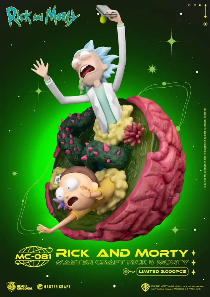 Rick and Morty Master Craft Socha Rick a Morty 42 cm fotografii produktu