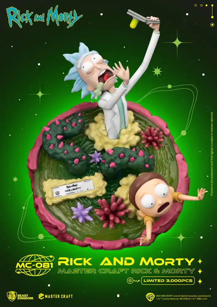 Rick and Morty Master Craft Socha Rick a Morty 42 cm fotografii produktu