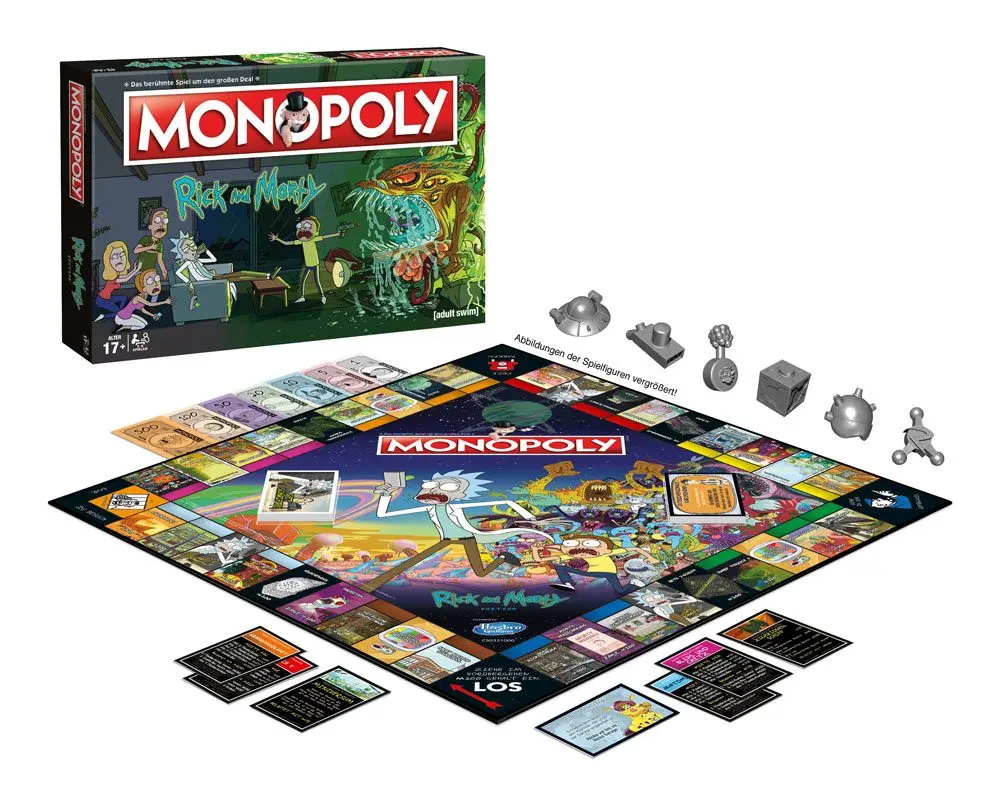 Rick and Morty Board Game Monopoly *German Version* - Desková hra fotografii produktu