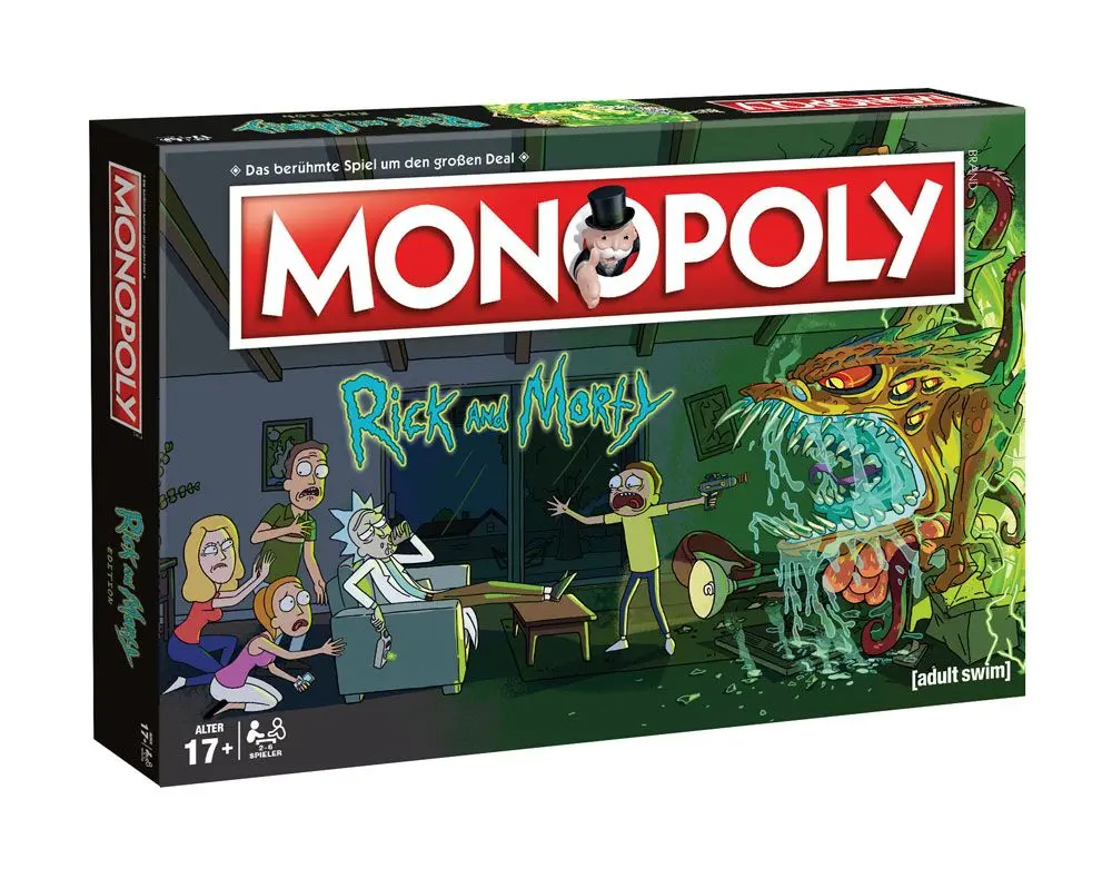 Rick and Morty Board Game Monopoly *German Version* - Desková hra fotografii produktu