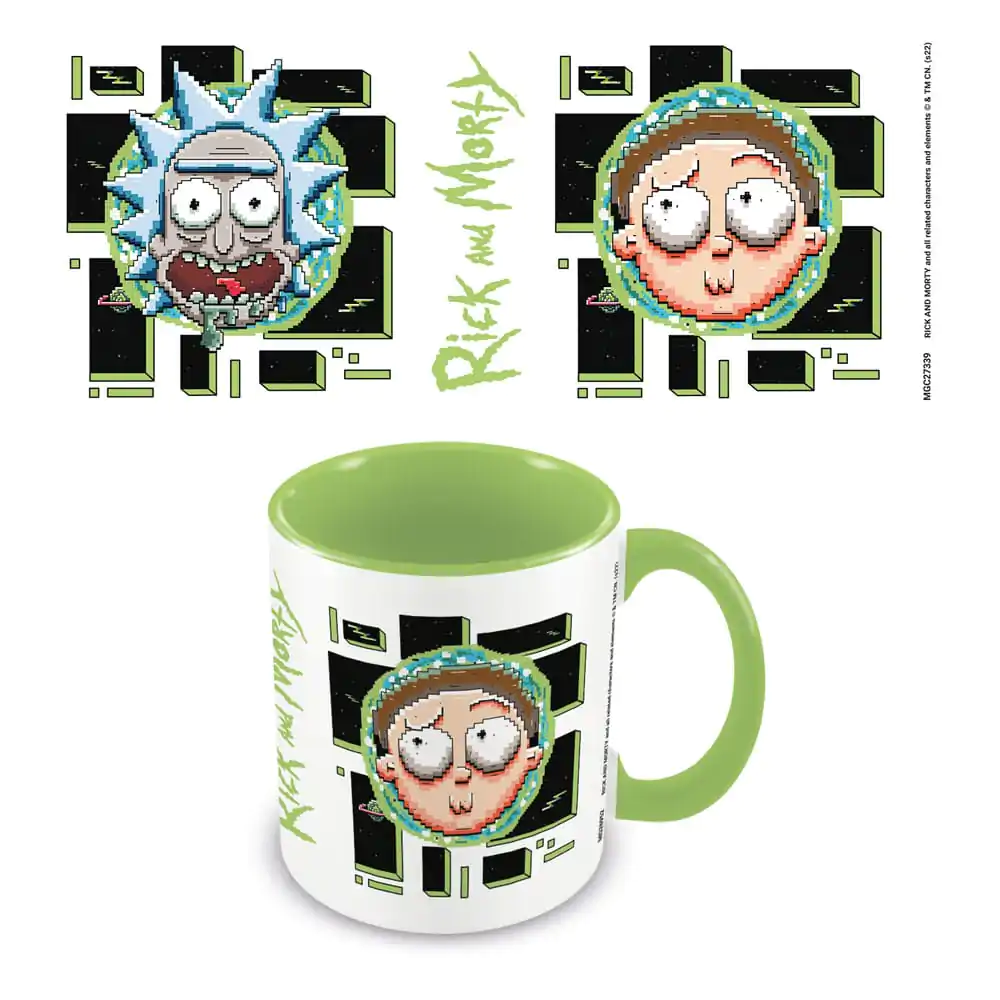Rick and Morty Hrnek Pixel Breakout fotografii produktu
