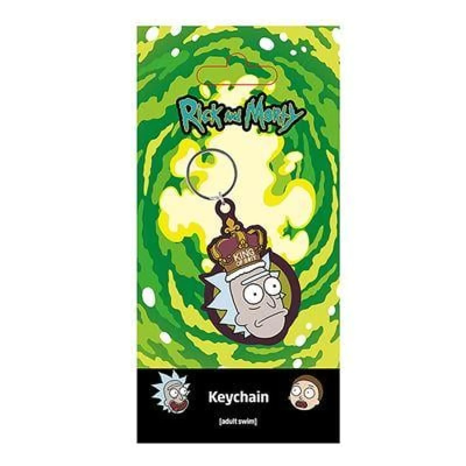 Rick and Morty PVC Klíčenka King of S**t fotografii produktu