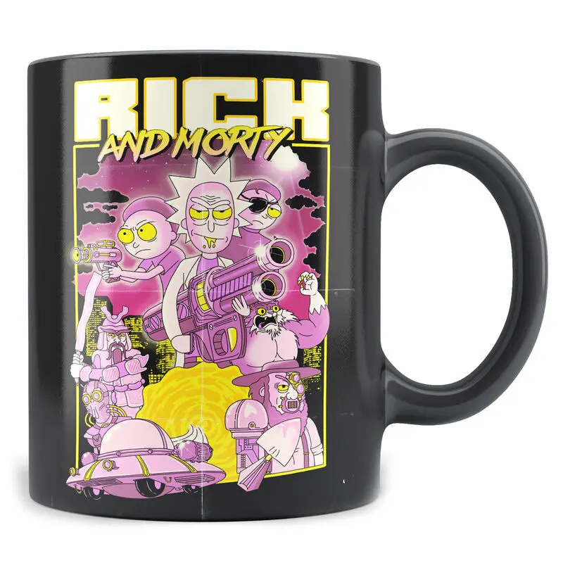 Rick & Morty Hrnek Retro Poster fotografii produktu